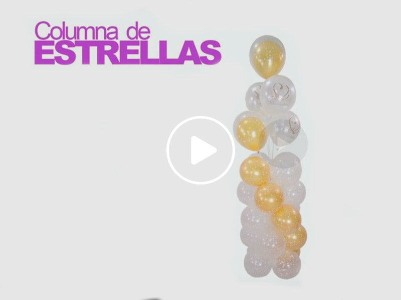 PASO A PASO - COLUMNA ESTRELLAS CRISTAL