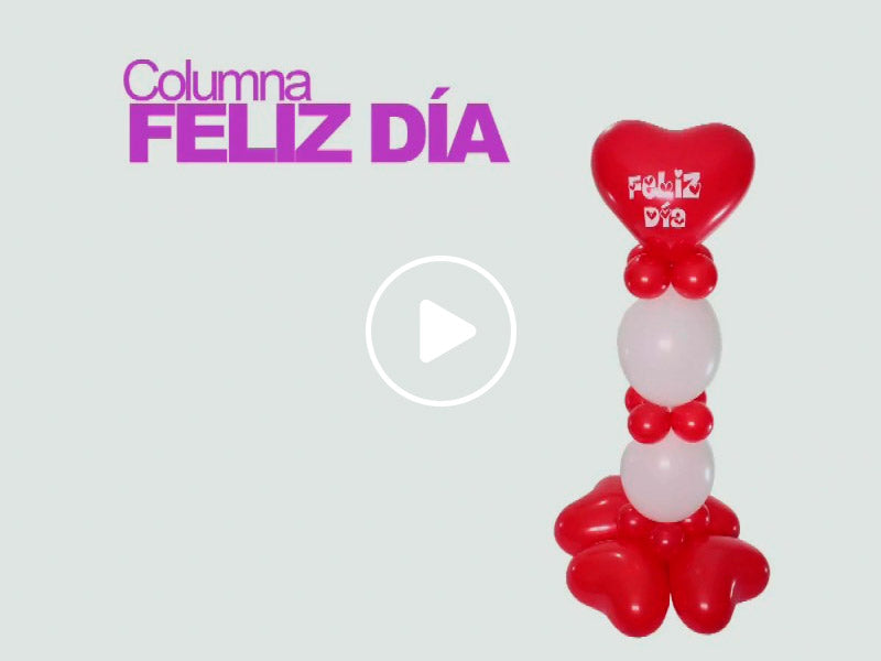 PASO A PASO - COLUMNA FELIZ DÍA