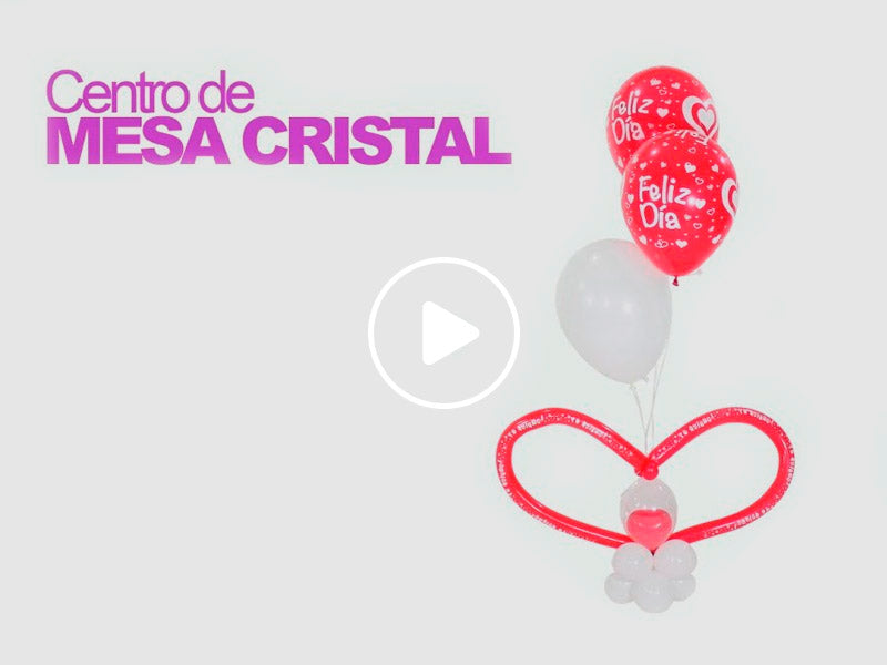 PASO A PASO - CENTRO DE MESA SAN VALENTIN