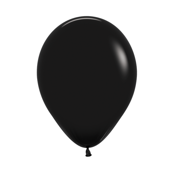 BLACK FASHION ROUND LATEX BALLOON