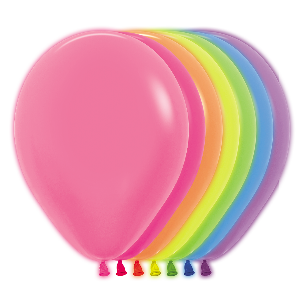 ASSORTED NEON ROUND LATEX BALLOON 