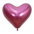 LATEX BALLOON HEART REFLEX FUCHSIA 