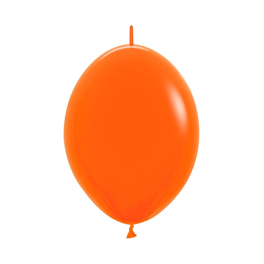 LATEX BALLOON LINK-O-LOON FASHION ORANGE