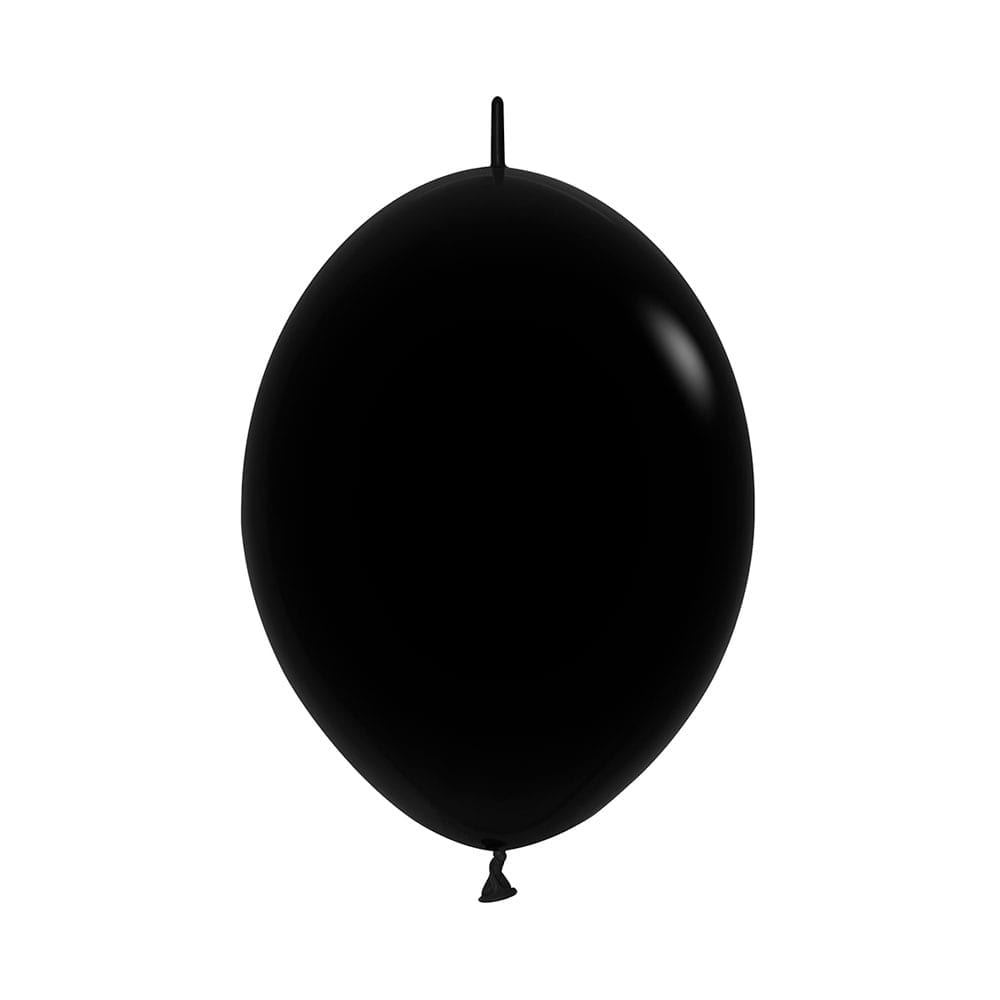 LATEX BALLOON LINK-O-LOON FASHION BLACK