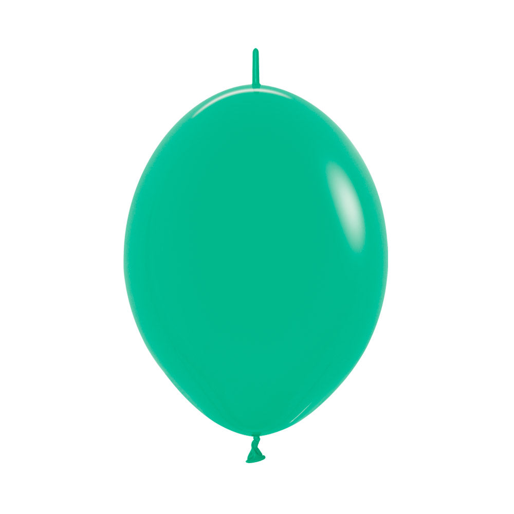 GREEN LINK-O-LOON FASHION LATEX BALLOON