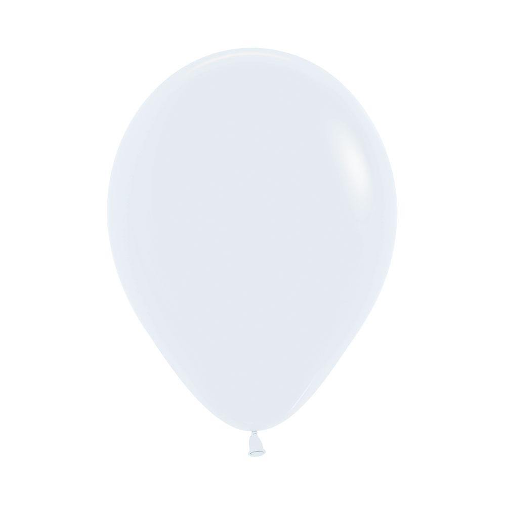 ROUND LATEX BALLOON FASHION WHITE