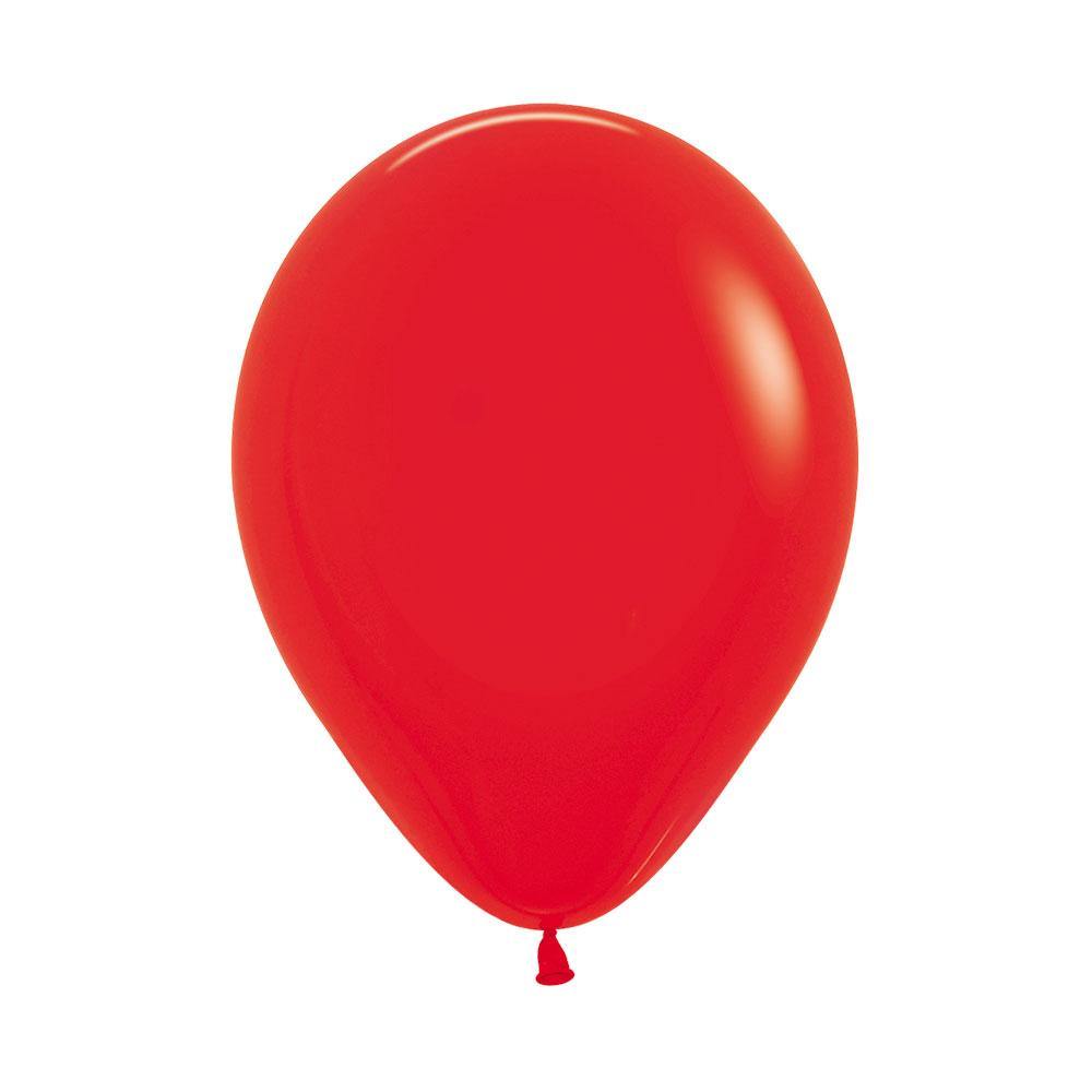 RED FASHION ROUND LATEX BALLOON 