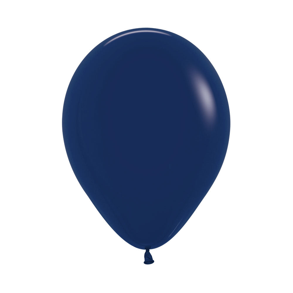 NAVAL BLUE FASHION ROUND LATEX BALLOON