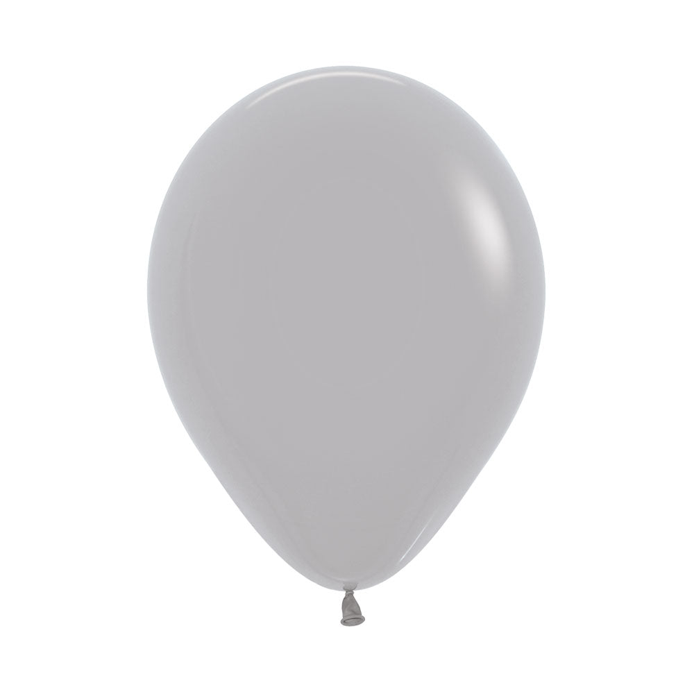 GRAY FASHION ROUND LATEX BALLOON