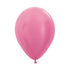 ROUND LATEX BALLOON SATIN FUCHSIA 