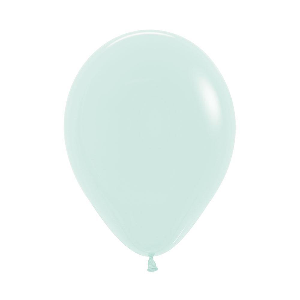 GREEN MATTE PASTEL ROUND LATEX BALLOON 