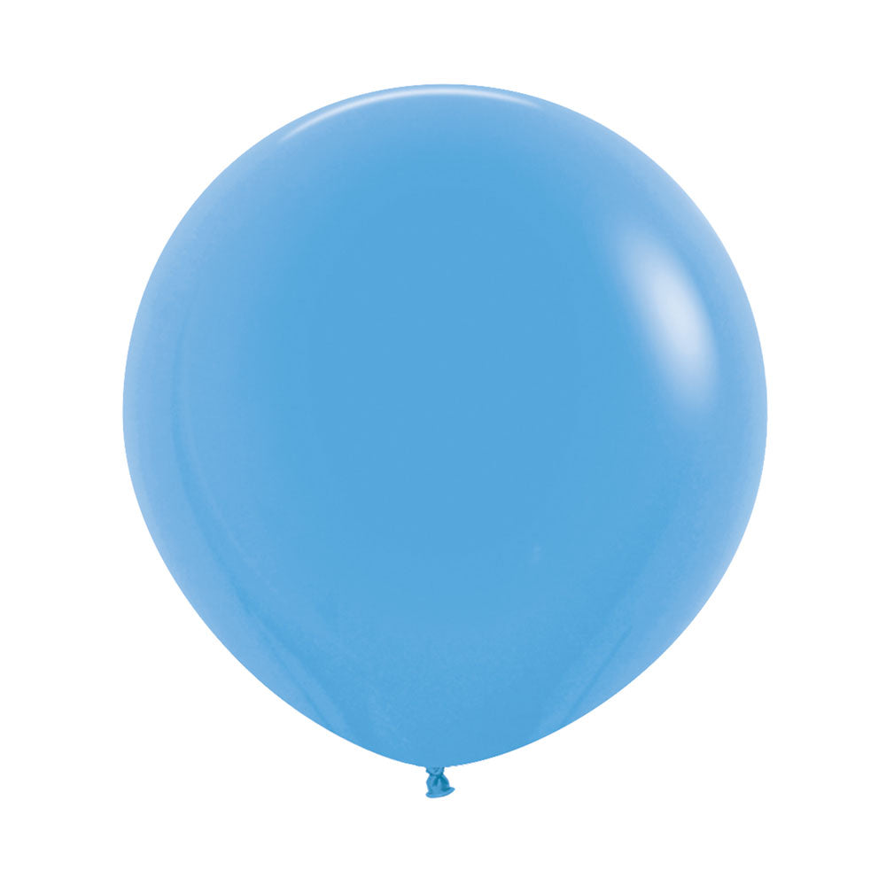 ROUND LATEX BALLOON BLUE FASHION