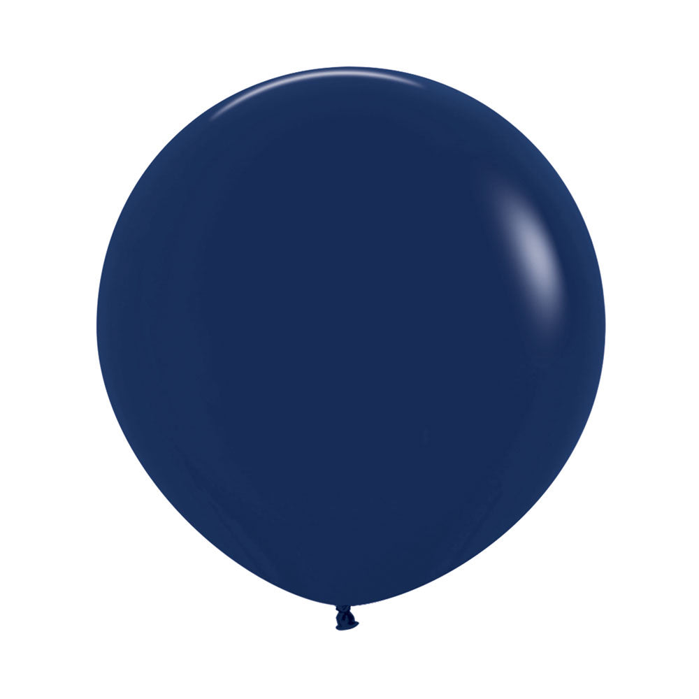 NAVAL BLUE FASHION ROUND LATEX BALLOON