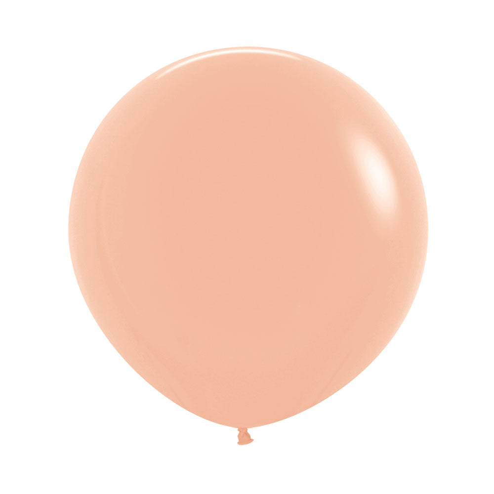 FASHION PEACH ROUND LATEX BALLOON