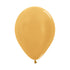 GLOBO LATEX REDONDO METAL DORADO COBRE