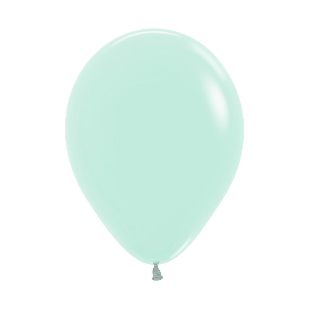 GREEN MATTE PASTEL ROUND LATEX BALLOON 