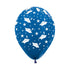 ROUND LATEX BALLOON INFINITY DEGREE METAL BLUE 