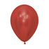 GLOBO LATEX REDONDO REFLEX CRISTAL ROJO