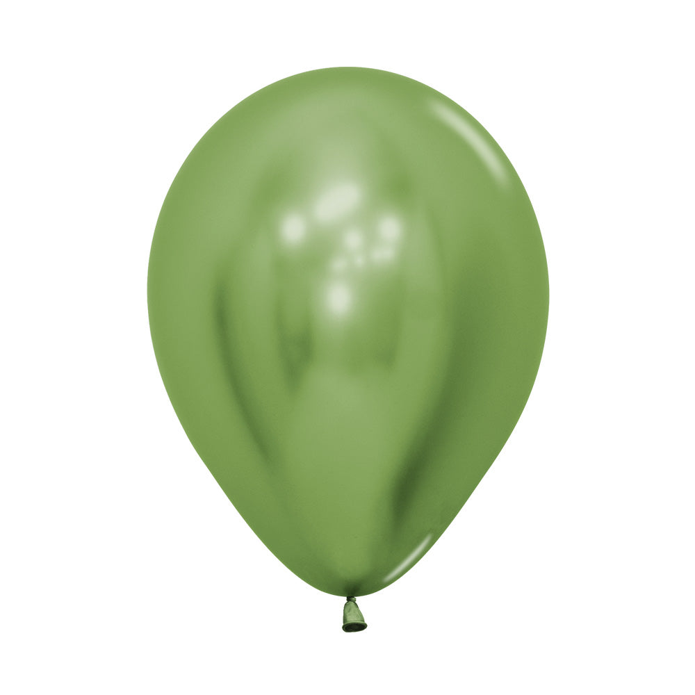 ROUND LATEX BALLOON REFLEX LIME GREEN 