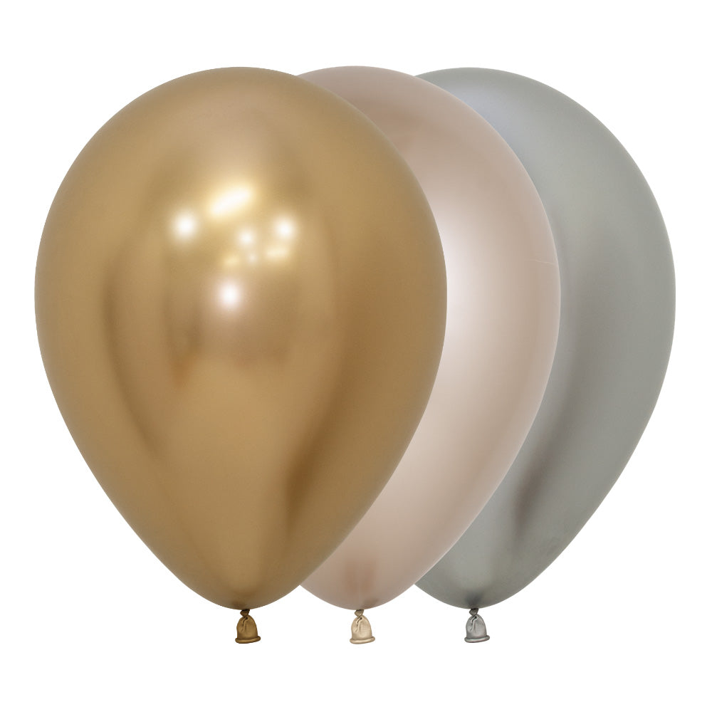 ROUND LATEX BALLOON REFLEX ASSORTED LUXURY 