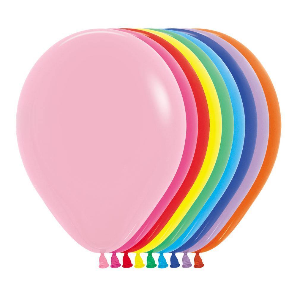 ASSORTED FASHION ROUND LATEX BALLOON 