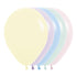 ASSORTED MATTE PASTEL ROUND LATEX BALLOON 