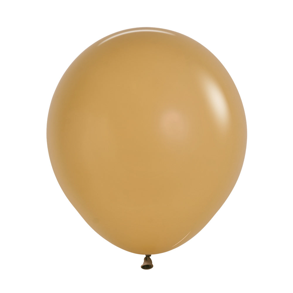 ROUND LATEX BALLOON FASHION LATTE 