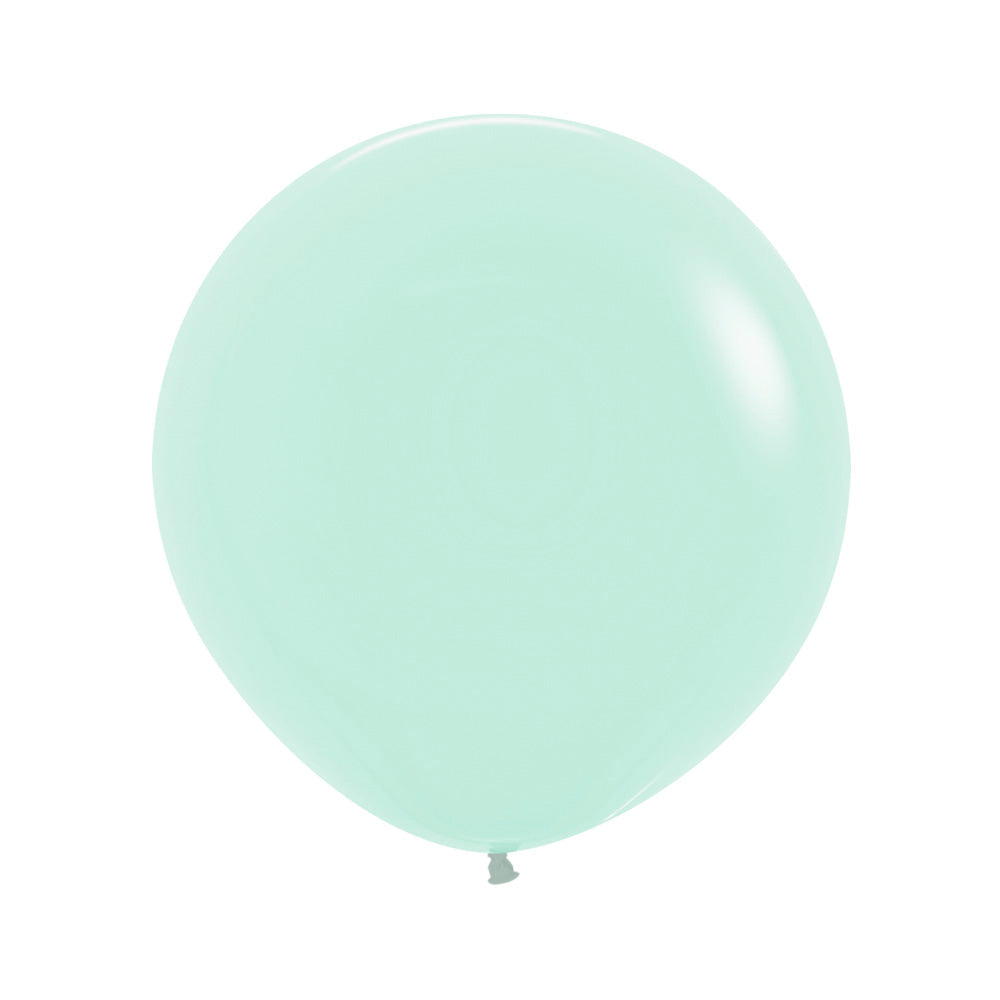 GREEN MATTE PASTEL ROUND LATEX BALLOON 