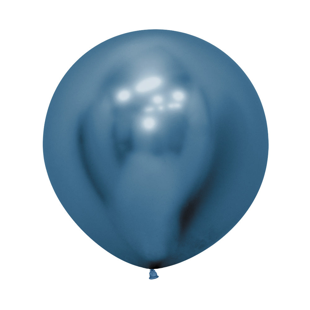 ROUND LATEX BALLOON REFLEX BLUE 