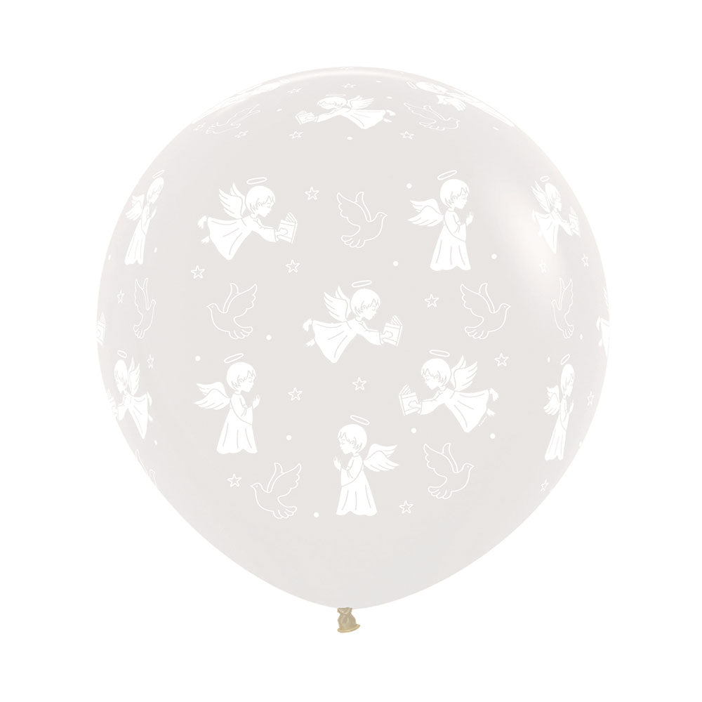 TRANSPARENT INFINITY PALOMAS FASHION ROUND LATEX BALLOON 