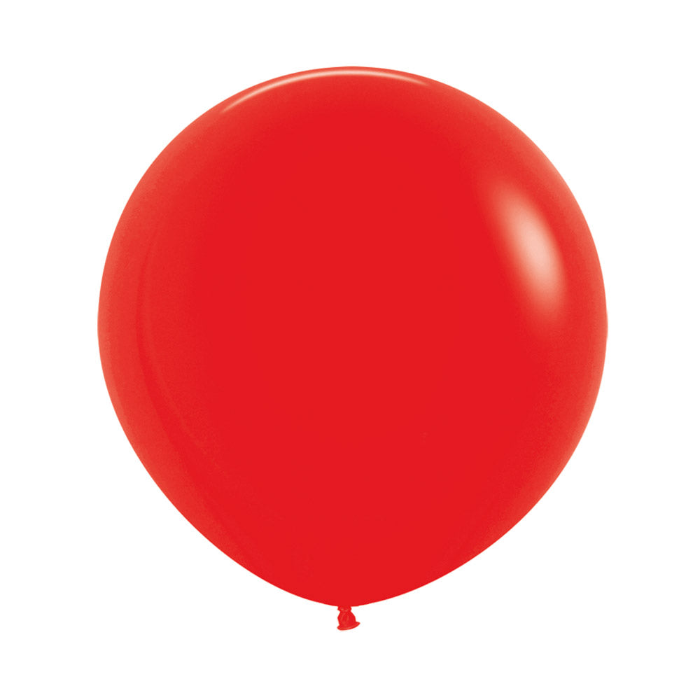 RED FASHION ROUND LATEX BALLOON 