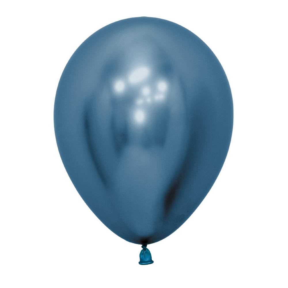 ROUND LATEX BALLOON REFLEX BLUE 