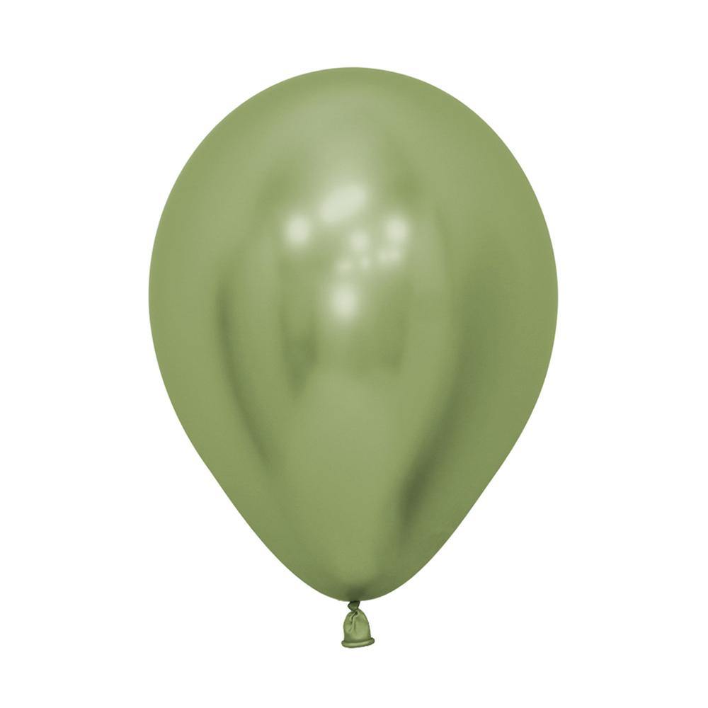 ROUND LATEX BALLOON REFLEX LIME GREEN 